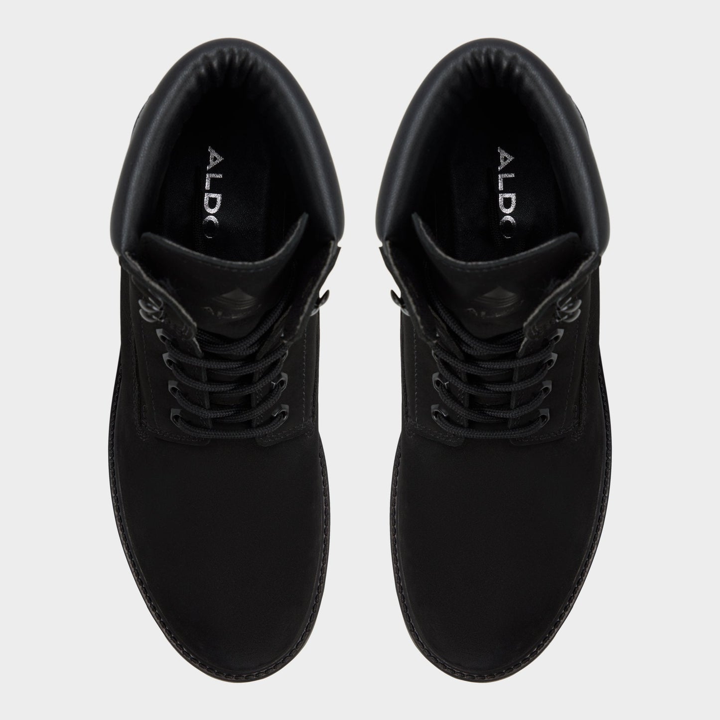 Tavares in Black - Lace-up boot - Black