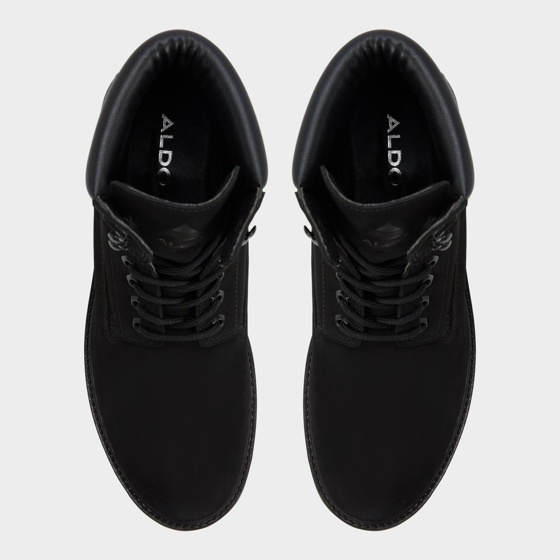 Tavares in Black - Lace-up boot - Black