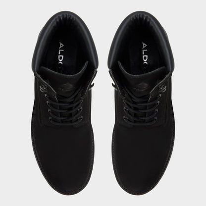 Tavares in Black - Lace-up boot - Black