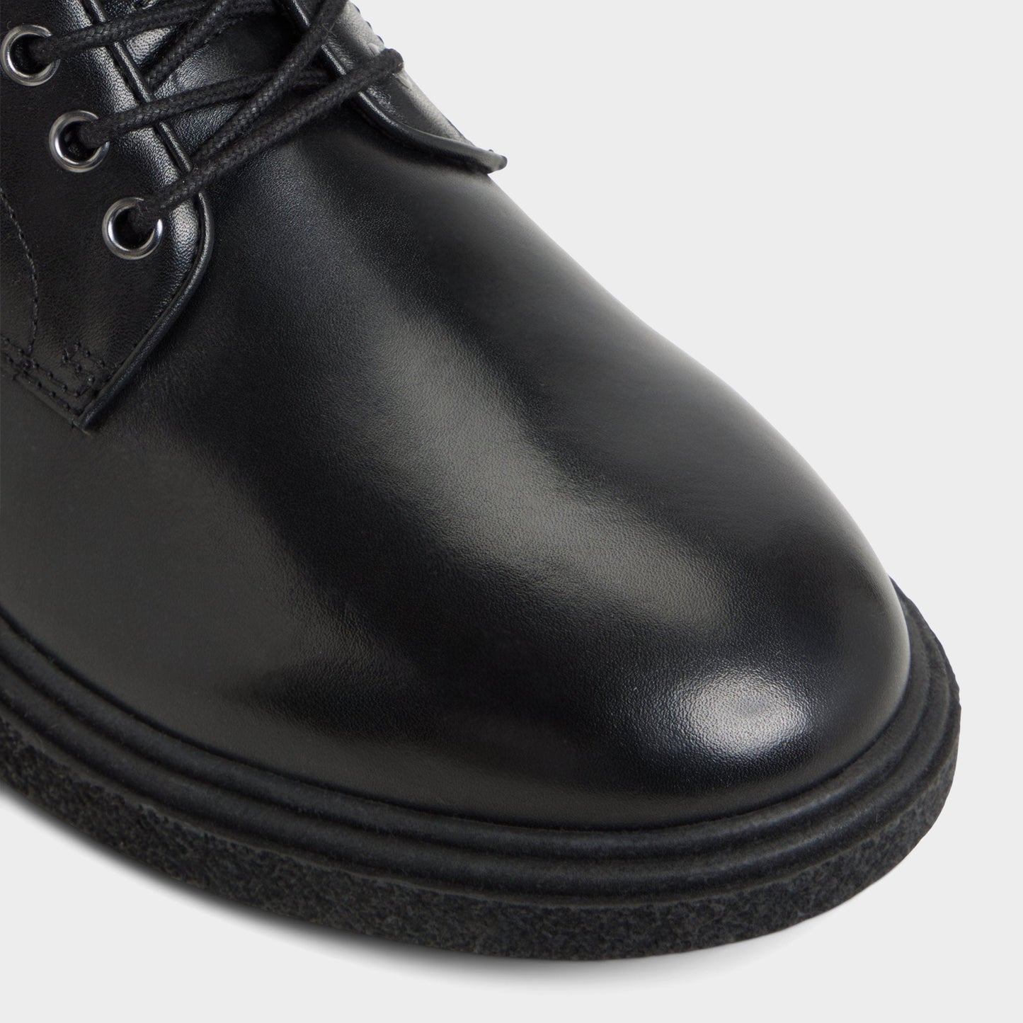 Walton in Black - Lace-up boot - Black