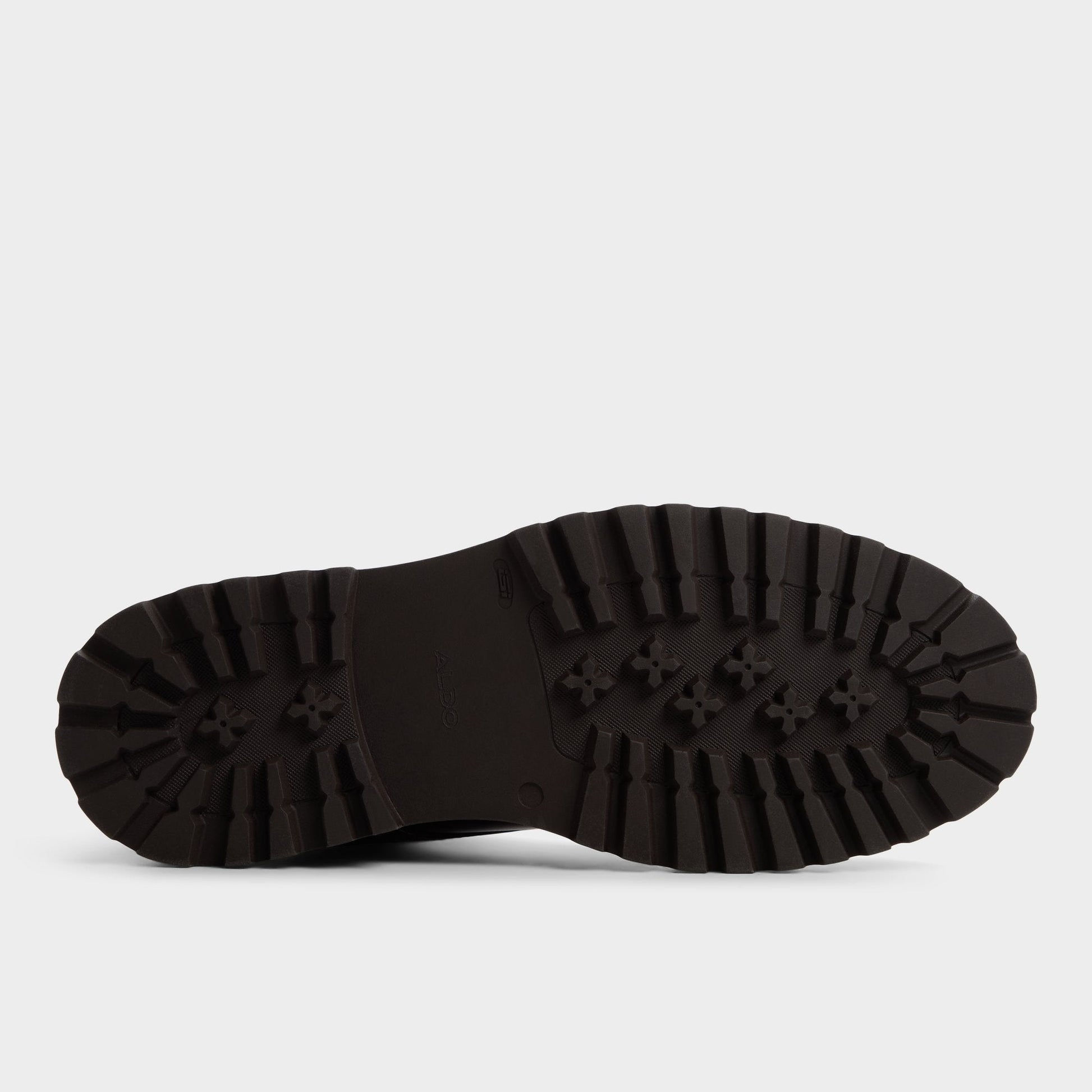 Draco in Medium Brown - Combat boot, Lug sole - Medium brown