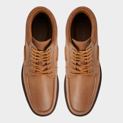Farrell in Cognac - Combat boot, Lug sole - Cognac