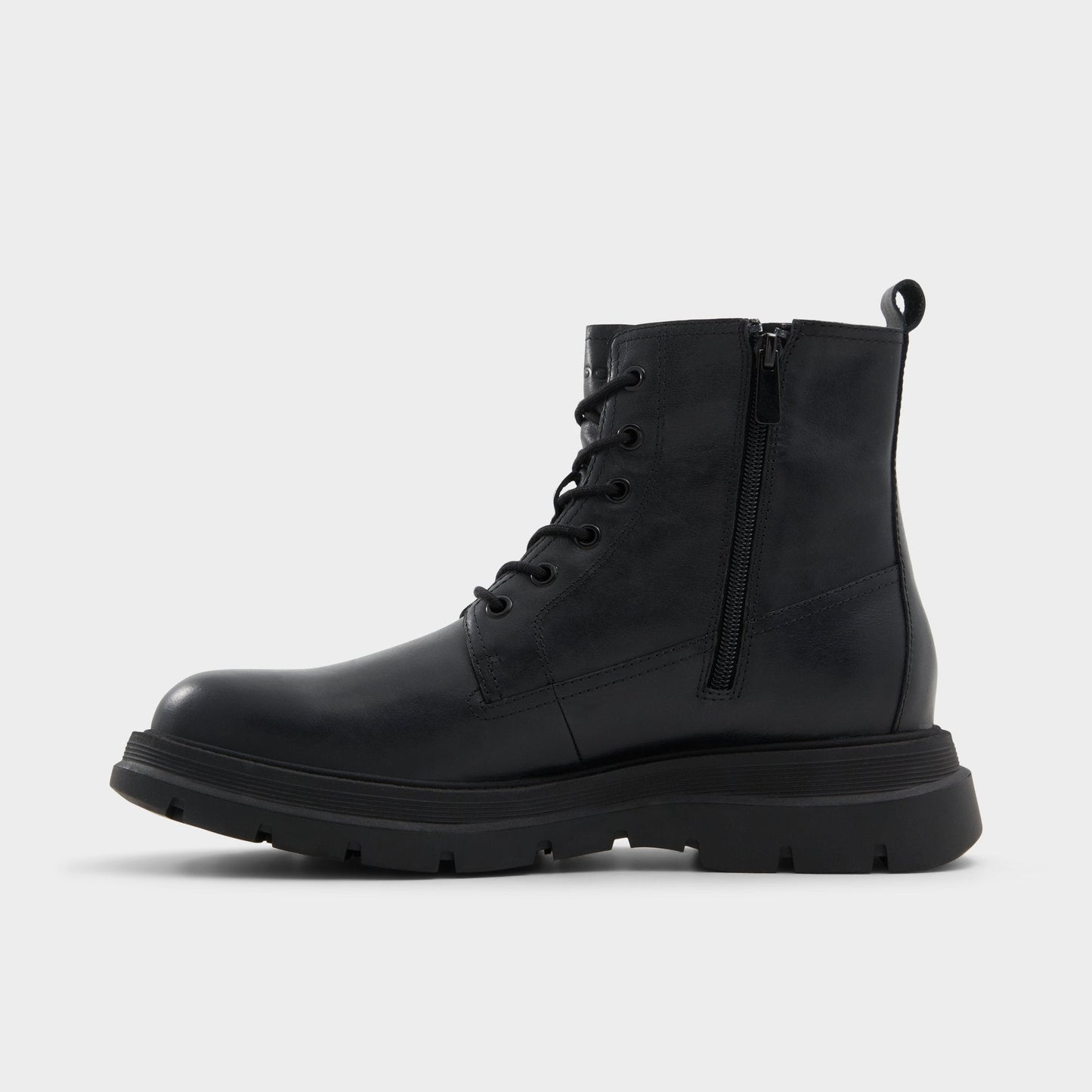 Reish Black Men's Lace-up boots - Lace-up boot, Lug sole - Black