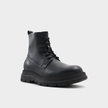 Reish Black Men's Lace-up boots - Lace-up boot, Lug sole - Black