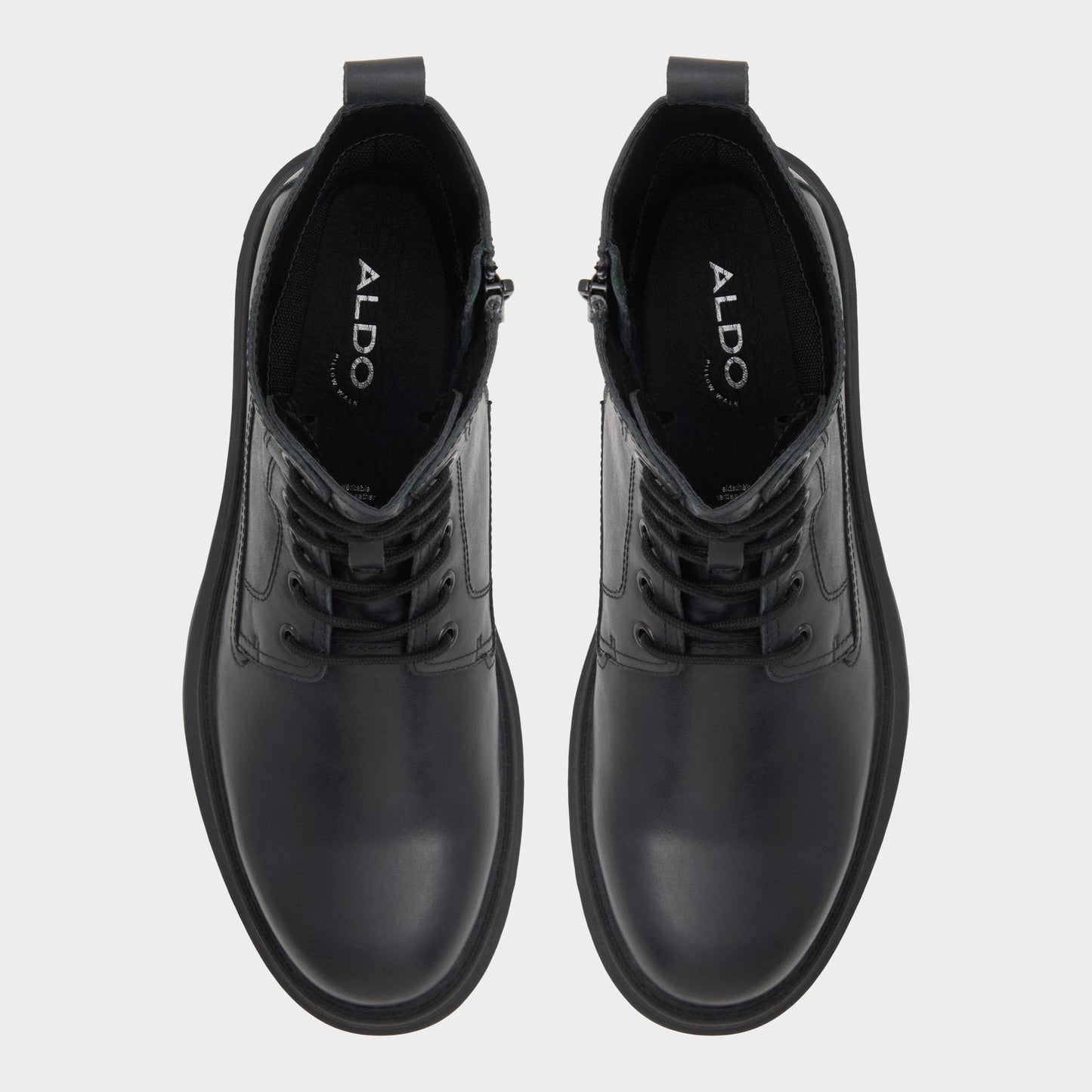 Reish Black Men's Lace-up boots - Lace-up boot, Lug sole - Black
