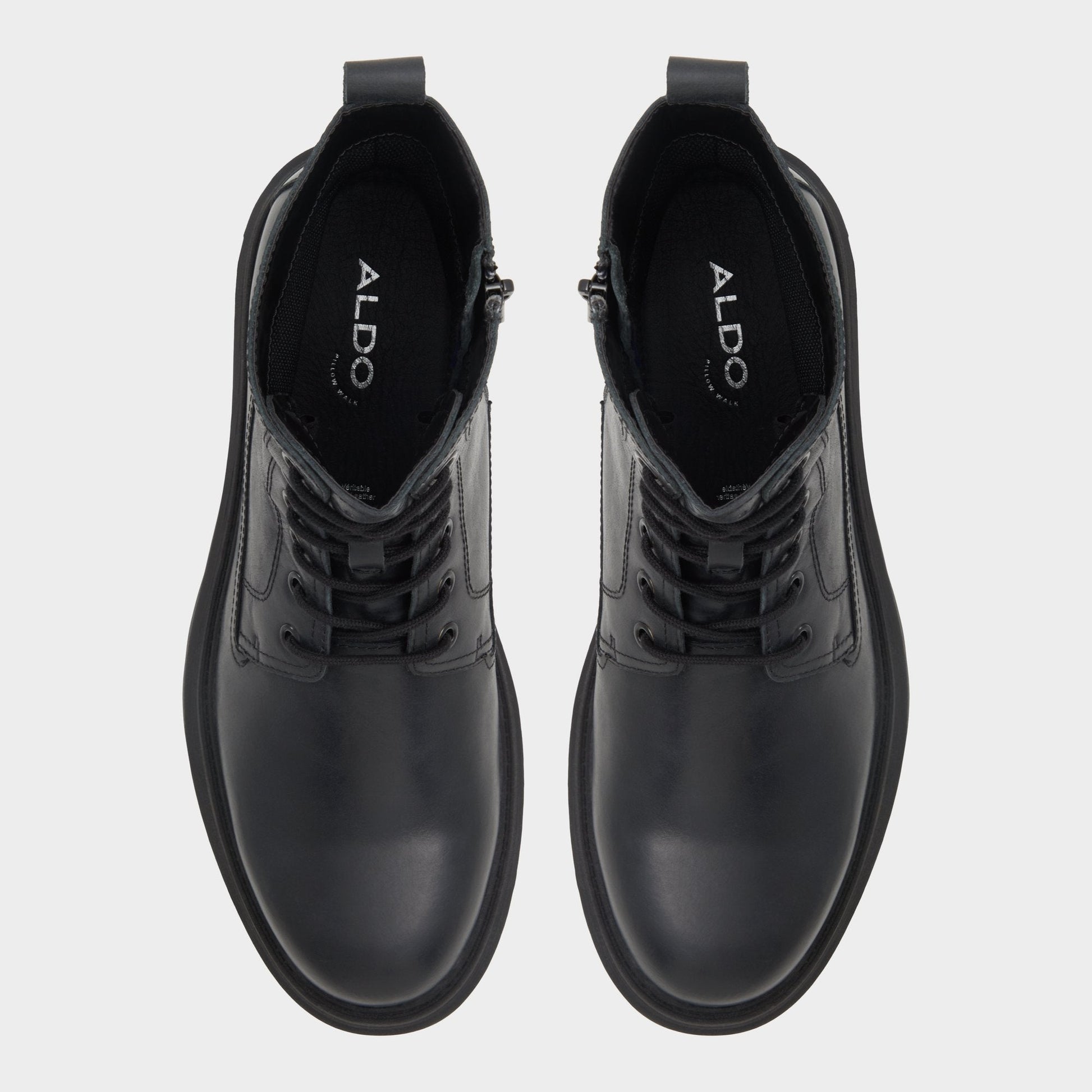 Reish Black Men's Lace-up boots - Lace-up boot, Lug sole - Black