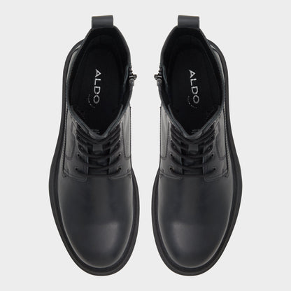 Reish Black Men's Lace-up boots - Lace-up boot, Lug sole - Black