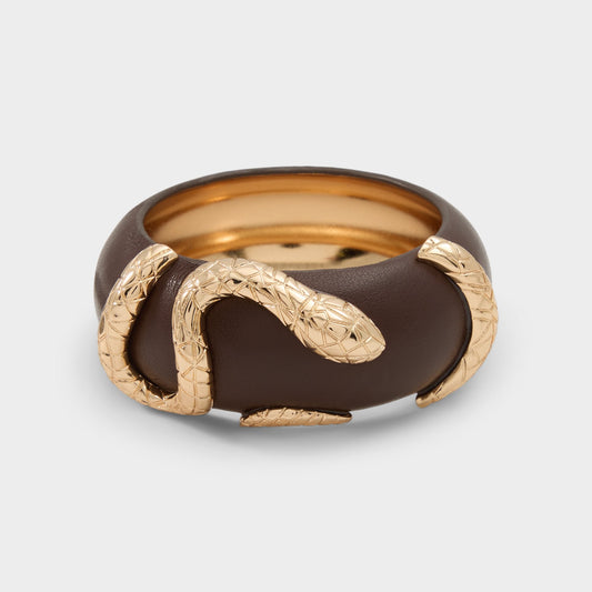 Serpelle in Light Brown - Bangle bracelet - Light brown