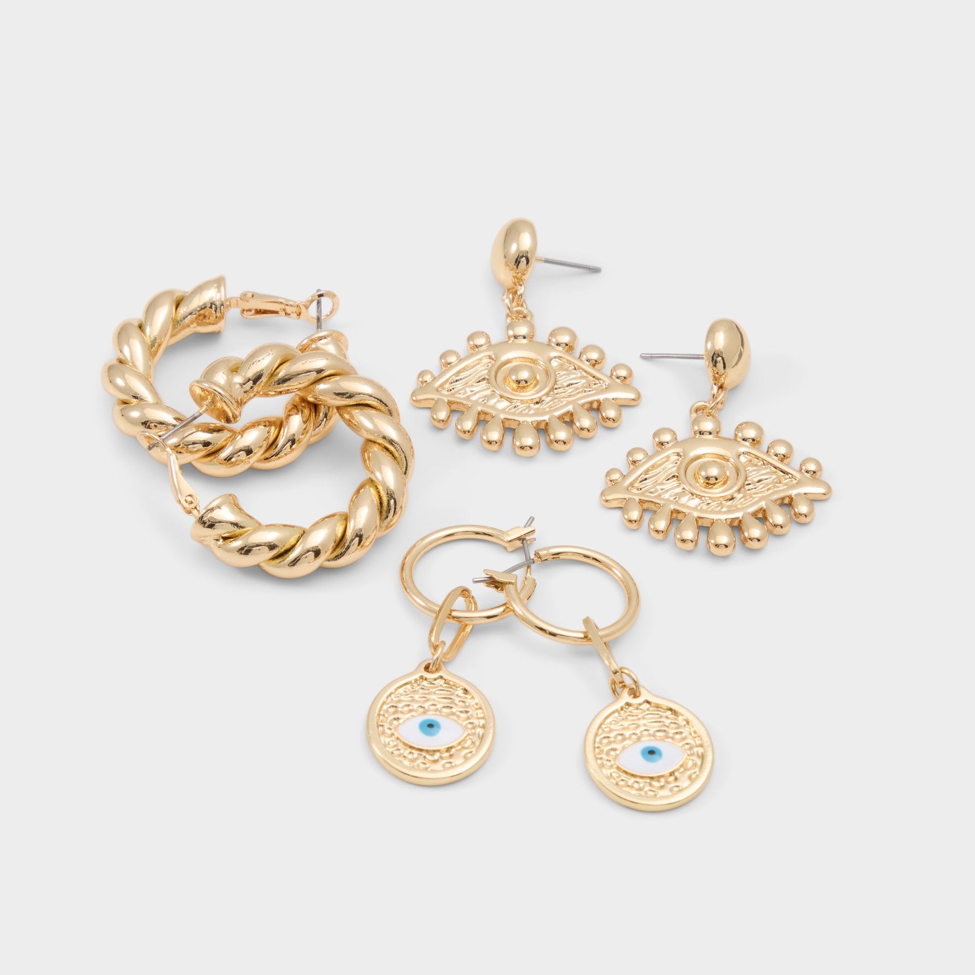 Eyemuse in Gold - Earrings - Gold