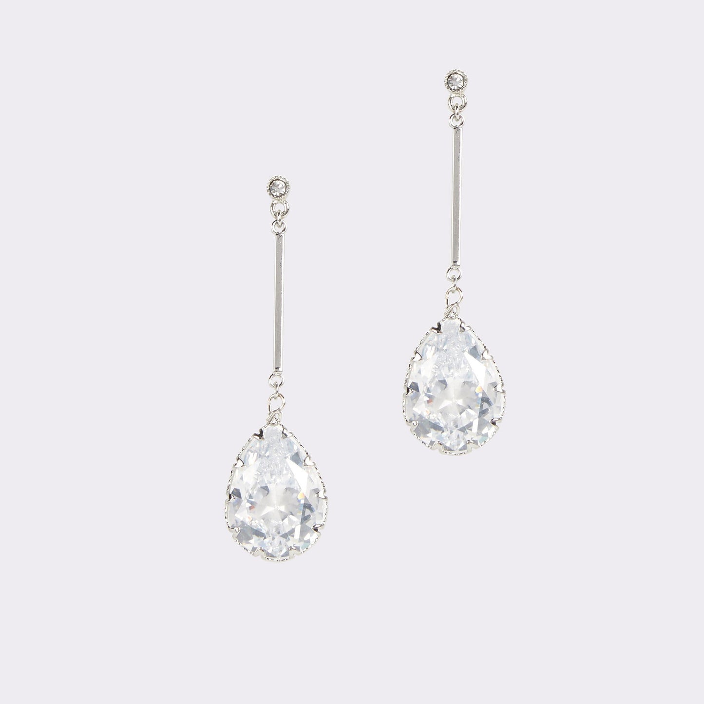 Cares Silver/Clear Multi Women's Earrings - Chandelier earrings - Silver/Clear Multi