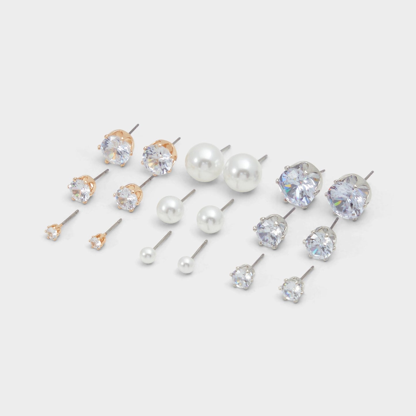 Daniellia Metallic Multi Women's Earrings - Stud earring set - Metallic multi