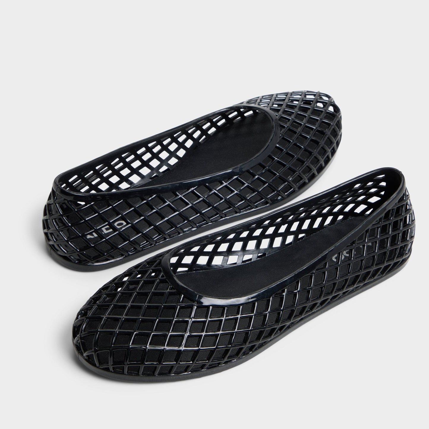 Dwaoria Black Women's Jelly Sandals & Flip Flops - Jelly flats - Black