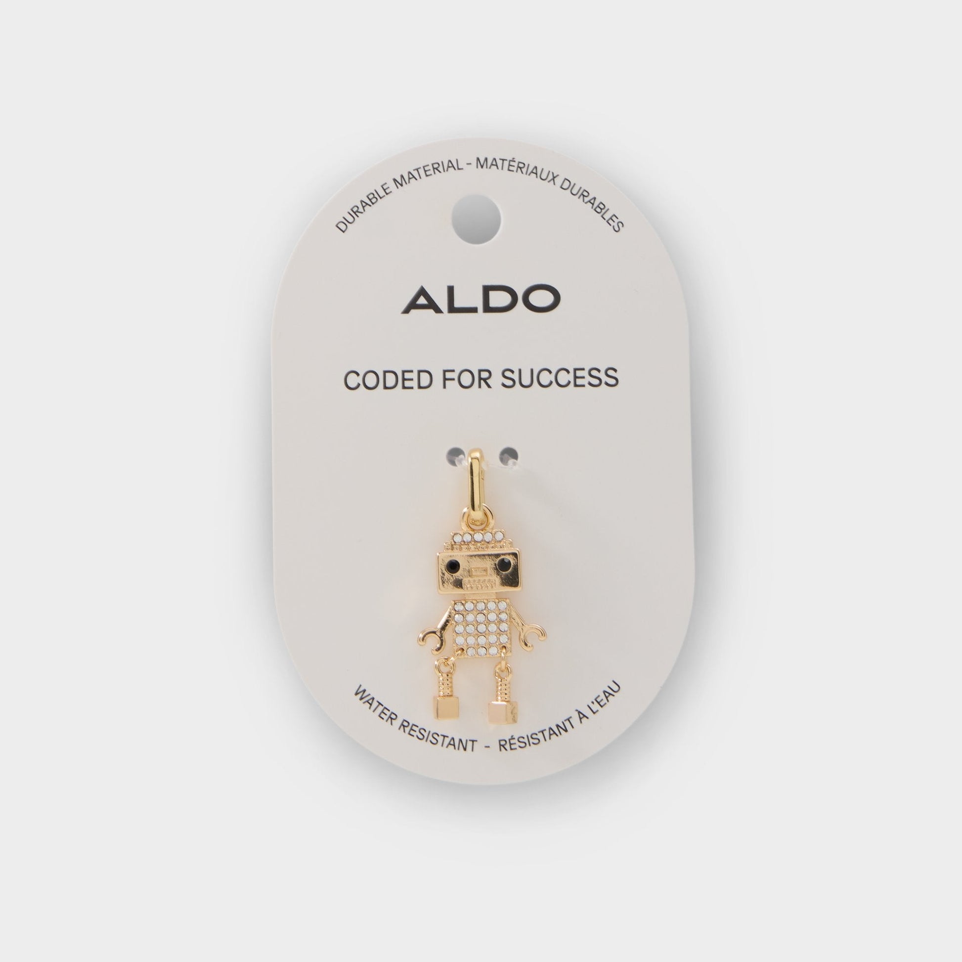 Beepboop in Gold Clear Multi - Jewelry charm - Gold/Clear Multi