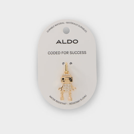 Beepboop in Gold Clear Multi - Jewelry charm - Gold/Clear Multi