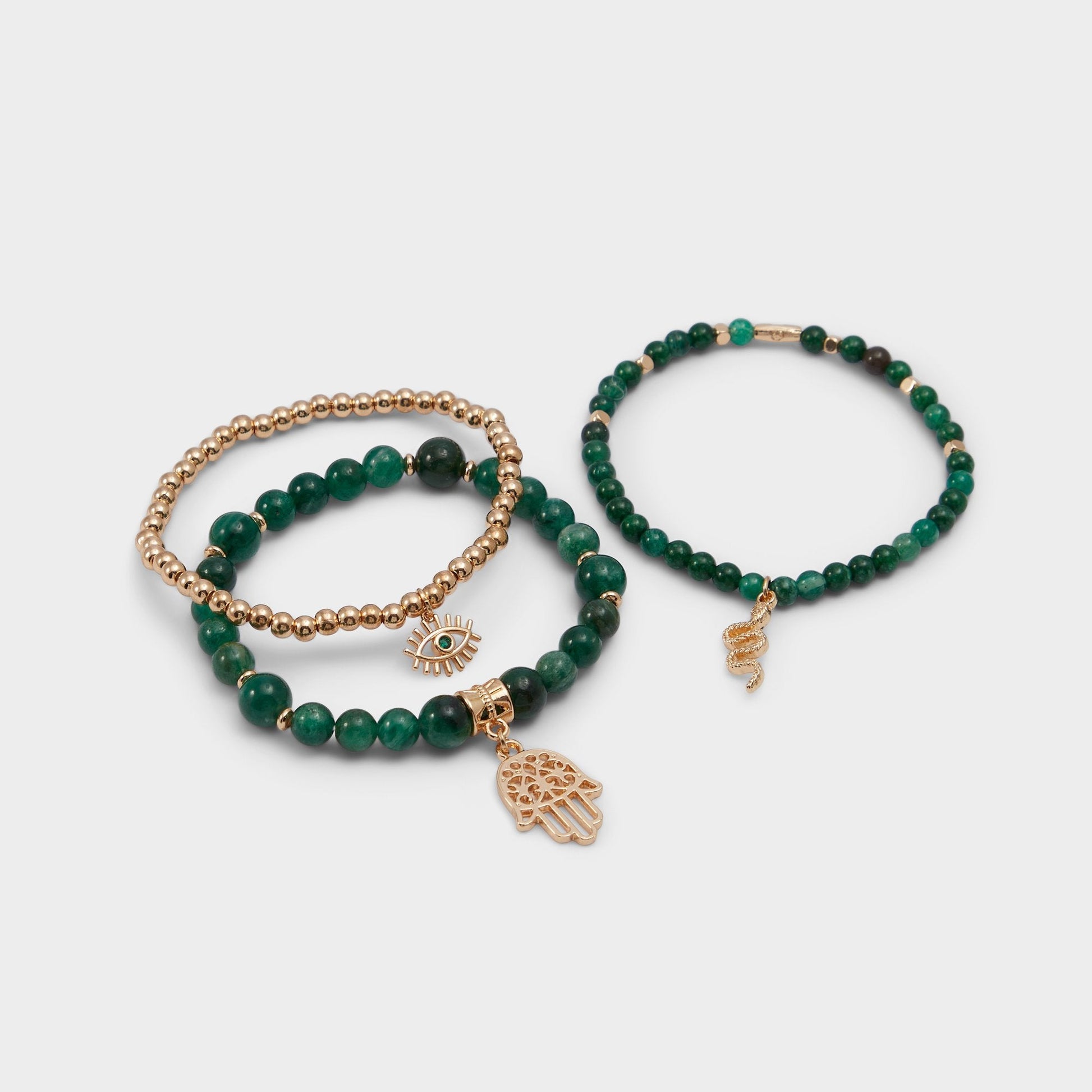 Biathiel Dark Green Women's Bracelets -  - Dark green