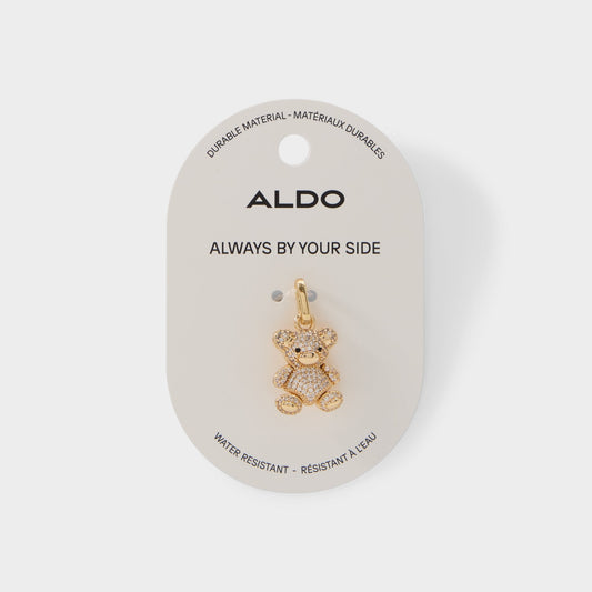 Cuddly in Gold Clear Multi - Jewelry charm - Gold/Clear Multi