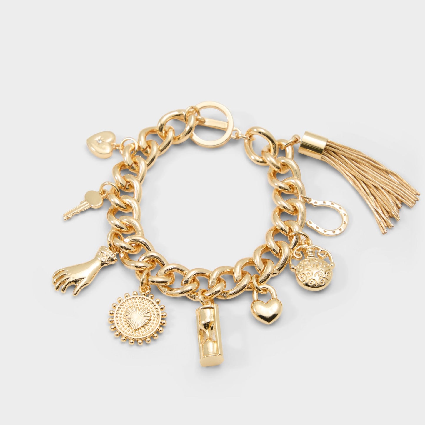 Charmara in Gold - Charm bracelet - Gold
