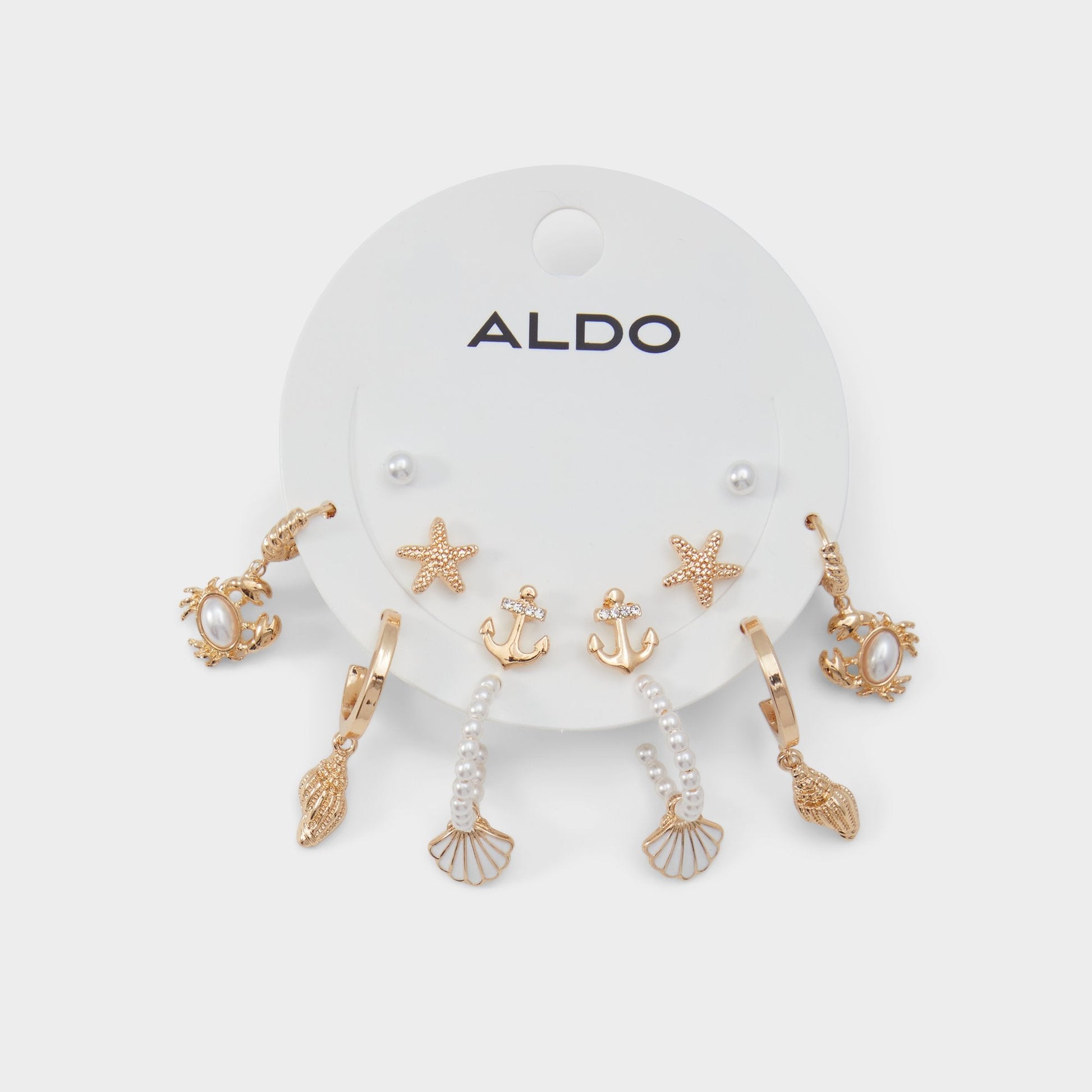 Myanchor Gold/Clear Multi Women's Earrings - Earrings - Gold/Clear Multi