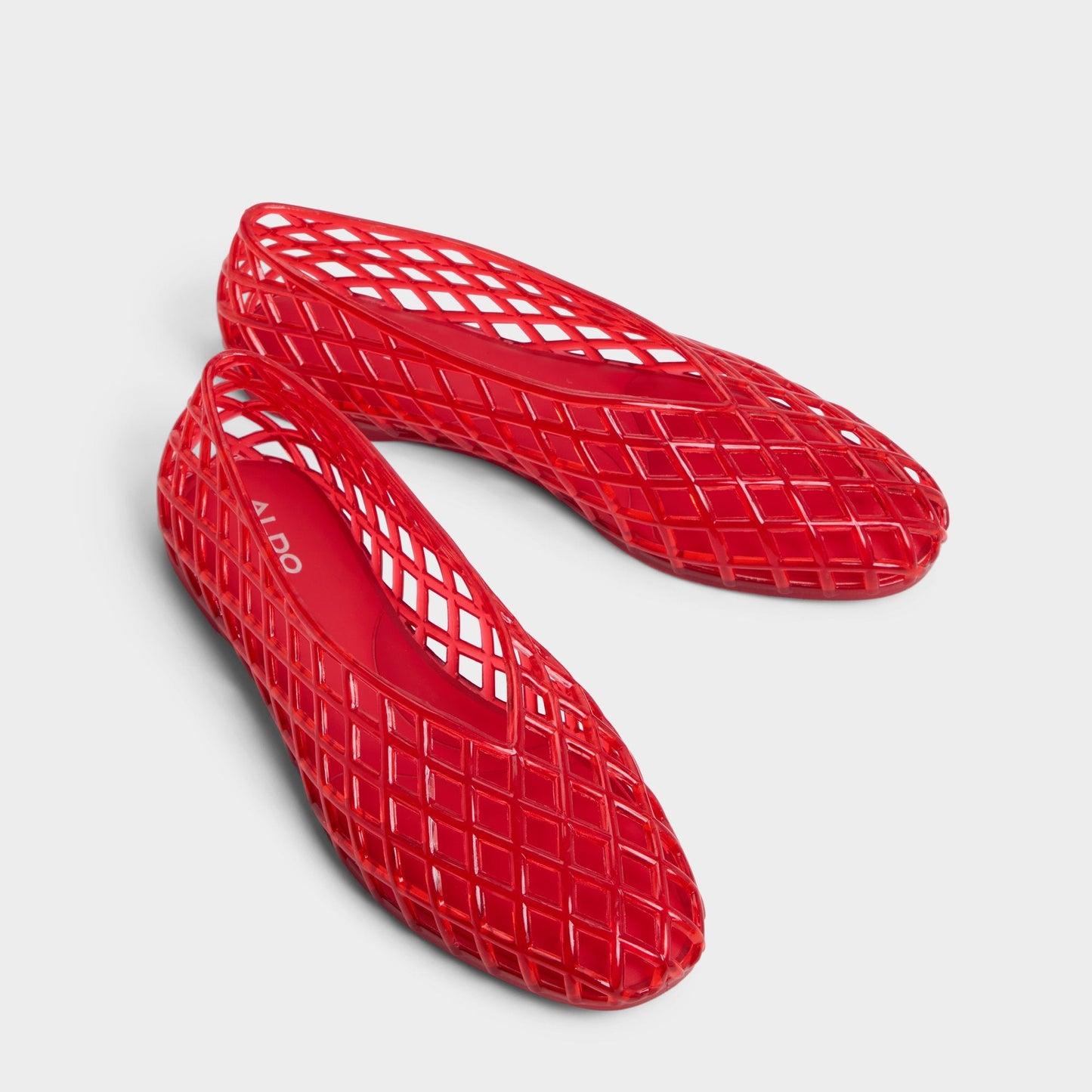 Treschic Red Women's Jelly Sandals & Flip Flops - Jelly flats - Red