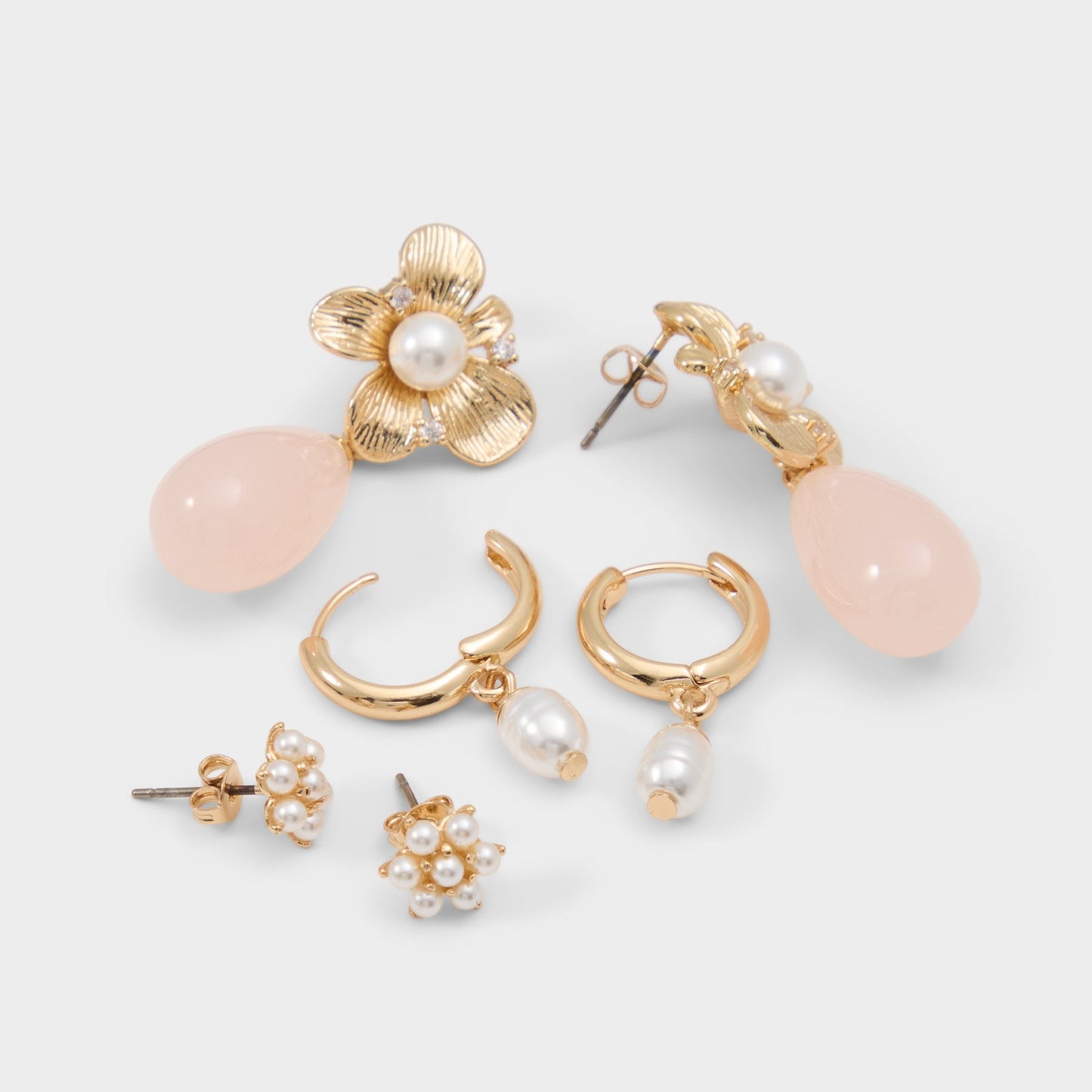 Lyliah in Light Pink - Earrings - Light pink
