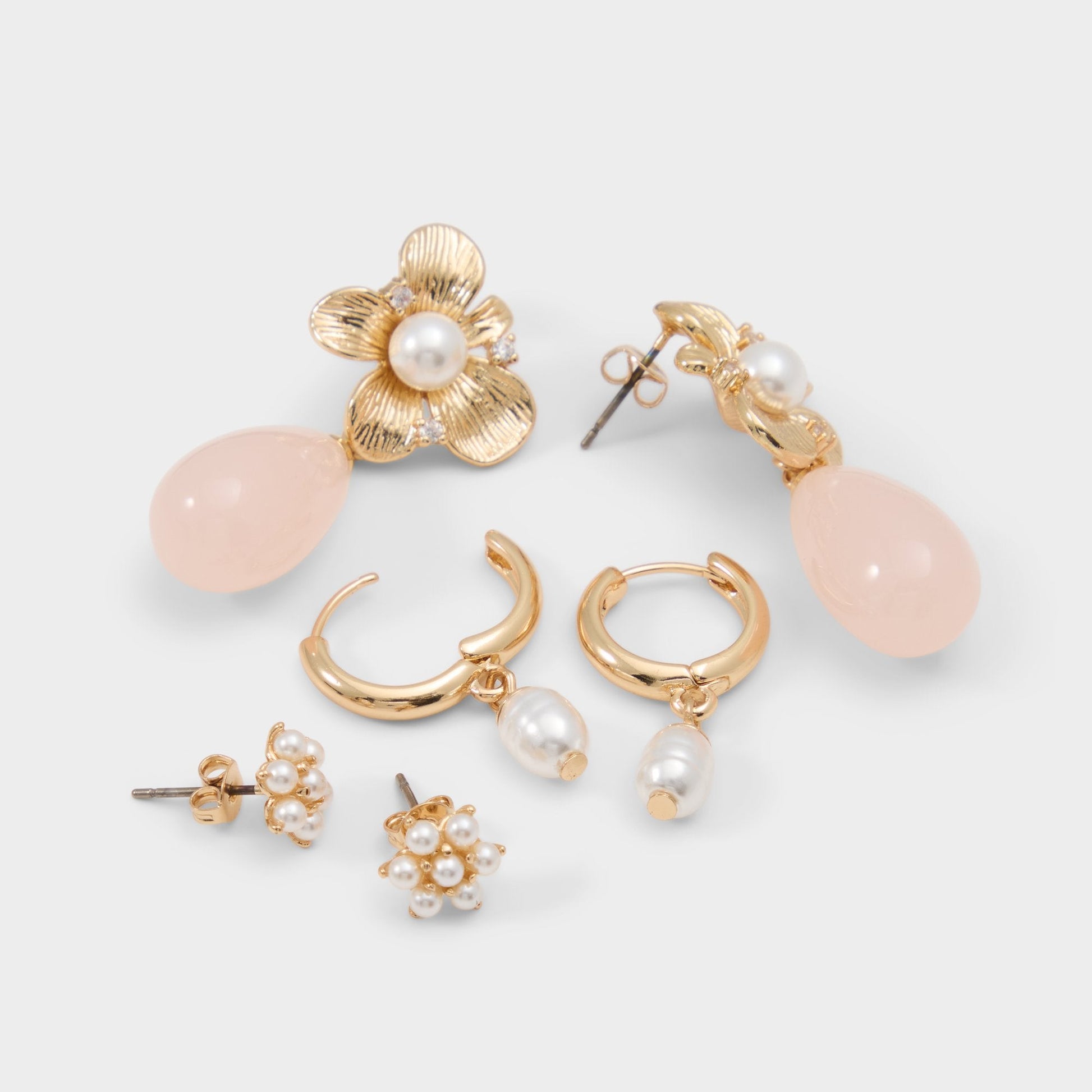 Lyliah in Light Pink - Earrings - Light pink