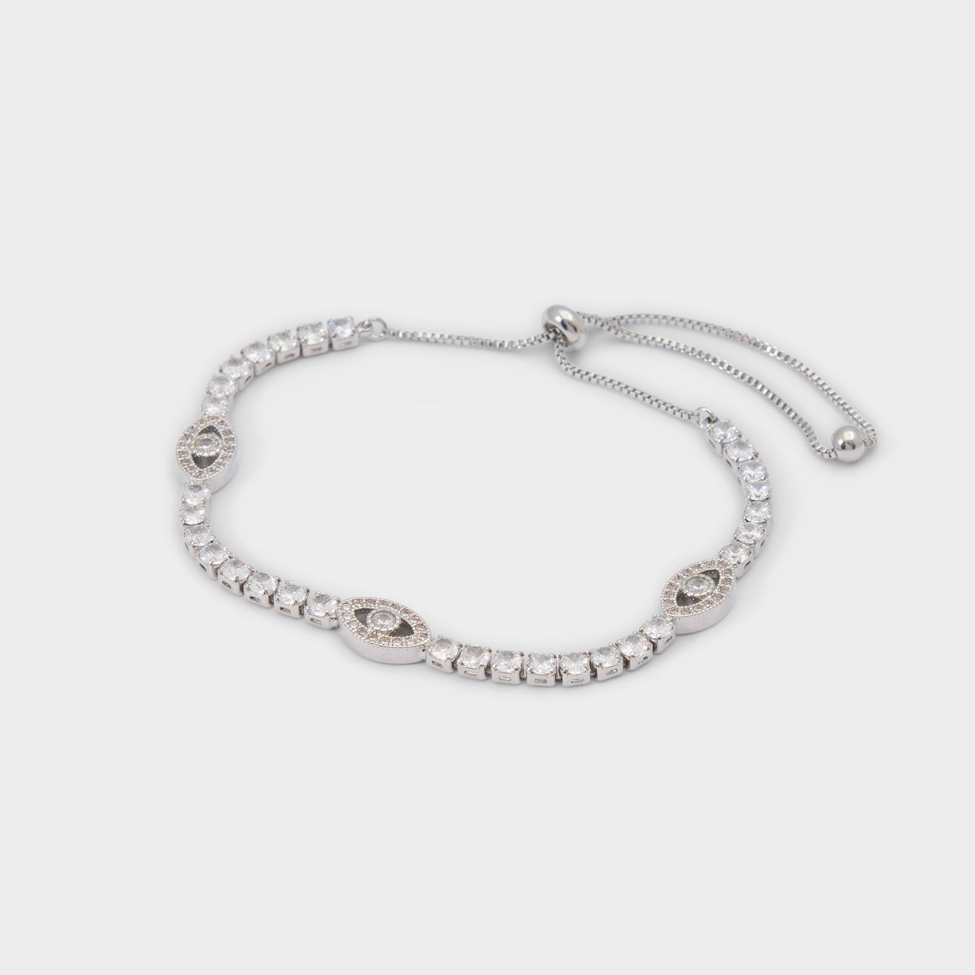 Kaomamar in Silver Clear Multi - Bracelet - Silver/clear multi