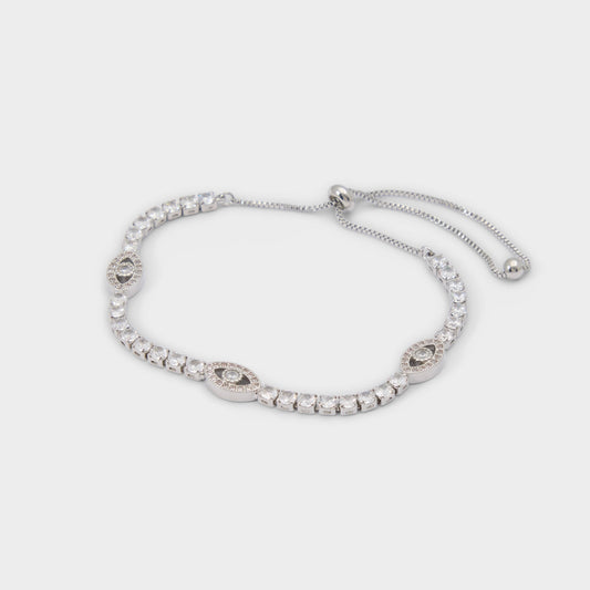 Kaomamar in Silver Clear Multi - Bracelet - Silver/clear multi