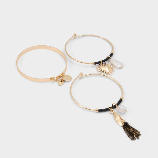 Mysticcharm in Black Gold Multi - Bracelet - Black/gold multi