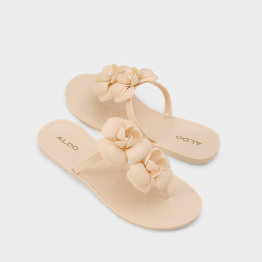 Simke Natural Women's Jelly Sandals & Flip Flops - Flip flop - Natural