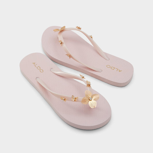 Caliana Light Pink Women's Jelly Sandals & Flip Flops - Flip flop - Light Pink