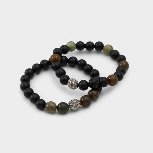 Bompietra Dark Green Men's Jewelry - Bracelet - Dark Green