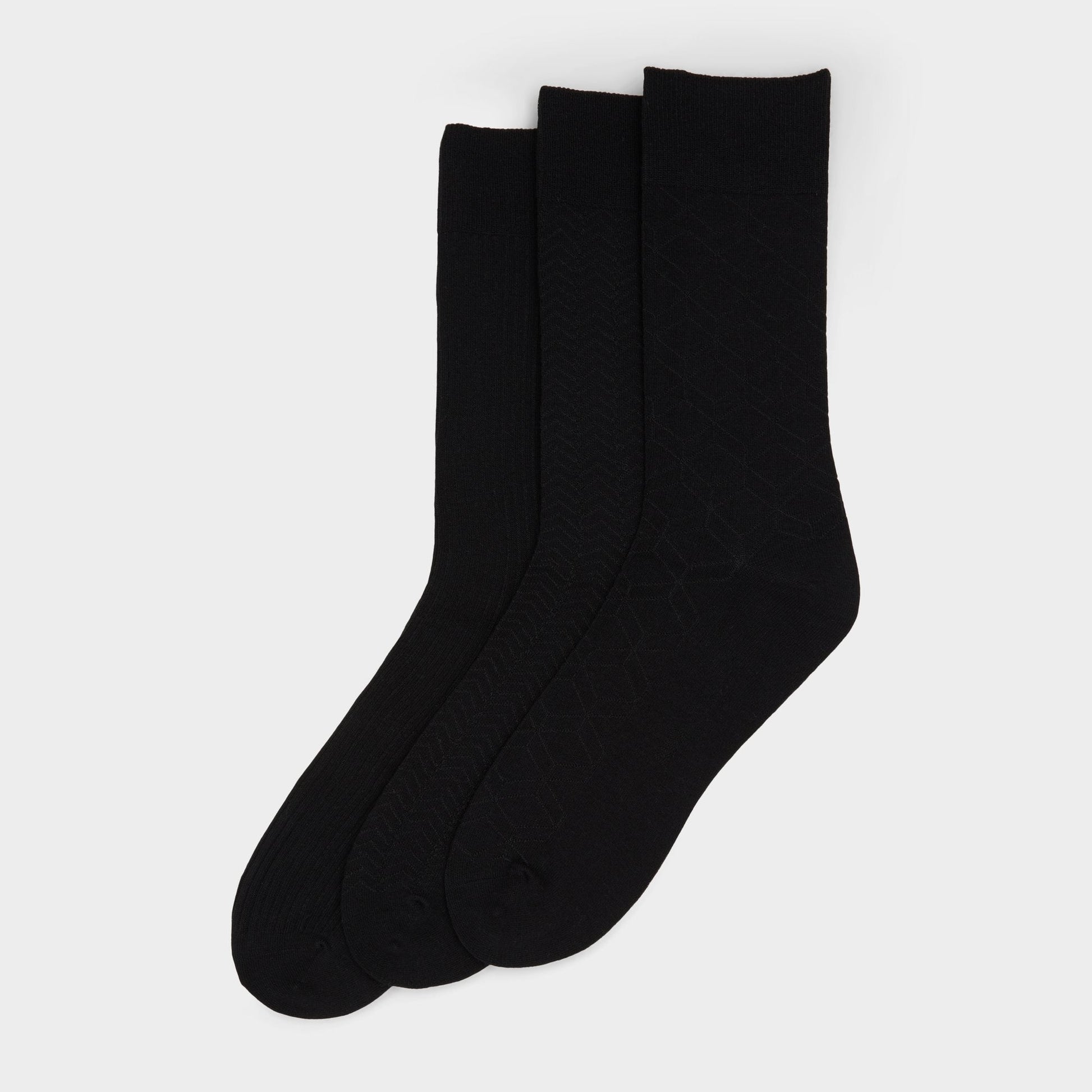 Wanaro Black Men's Socks - Crew socks - Black