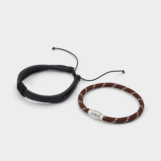 Ddaniell in Brown - Bracelet set - Brown