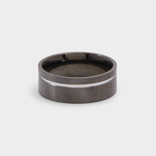 Aziel Grey Men's Rings - Ring - Grey